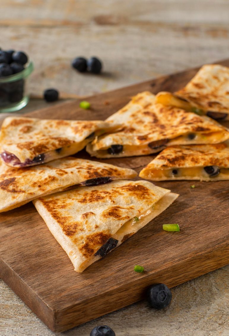 Blueberry Quesadilla